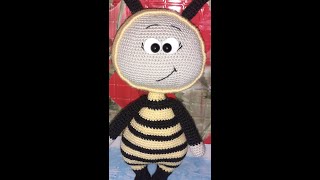 Бонни пчелка крючком. Видео мастер-класс, схема и описание по вязанию игрушки амигуруми