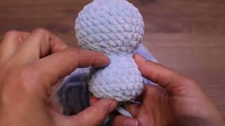 Динозаврик мини крючком. Видео мастер-класс, схема и описание по вязанию игрушки амигуруми
