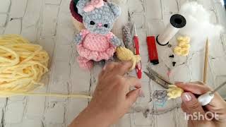 Кошечка крючком. Видео мастер-класс, схема и описание по вязанию игрушки амигуруми