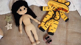Кукла Аришка видео мастер-класс по вязанию игрушки крючком