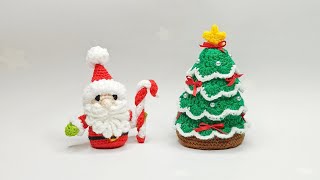 Маленький Санта Клаус крючком. Видео мастер-класс, схема и описание по вязанию игрушки амигуруми