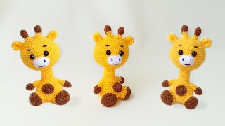 Маленький жираф видео мастер-класс по вязанию игрушки крючком