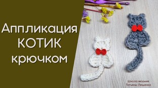 Мини котик видео мастер-класс амигуруми
