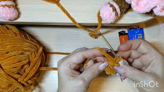 Оленяшка видео мастер-класс по вязанию игрушки крючком