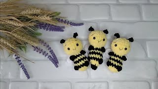 Пчёлка за 20 минут видео мастер-класс по вязанию игрушки крючком