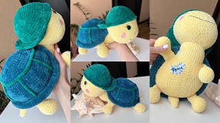 Плюшевая черепаха видео мастер-класс по вязанию игрушки крючком