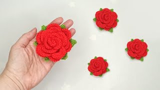 Розы видео мастер-класс по вязанию игрушки крючком