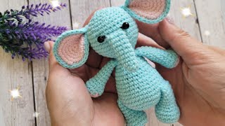 Слон видео мастер-класс по вязанию игрушки крючком