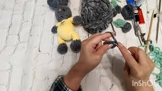 Зайка в пижаме видео мастер-класс по вязанию игрушки крючком